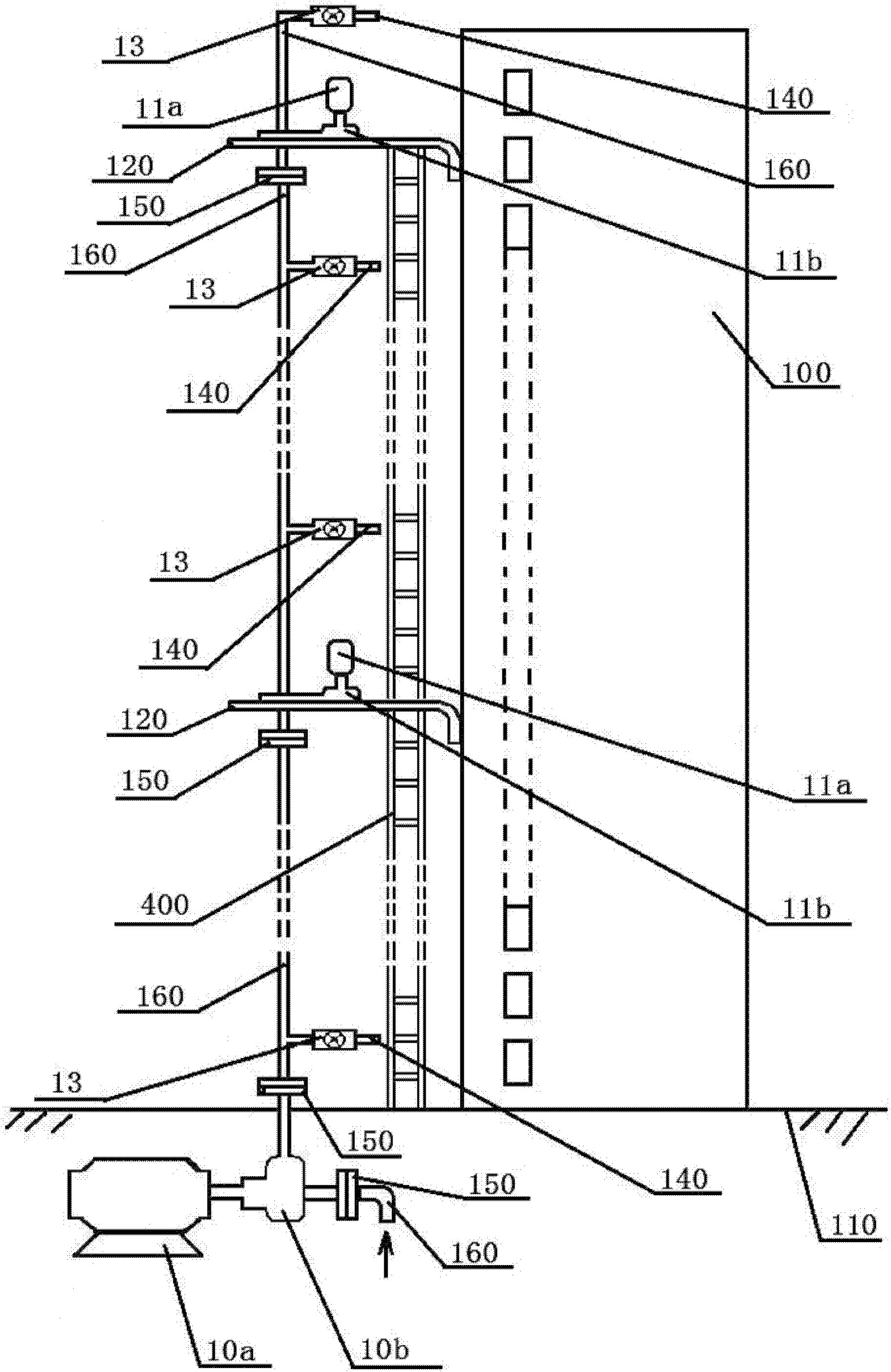 Sub-super linear array relay pump system