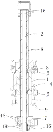 Guide sleeve and sample loading arm and analyzer using the guide sleeve