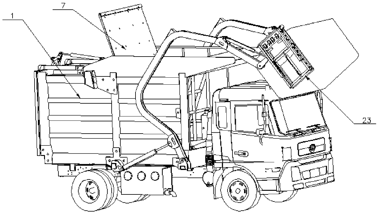 Garbage collection vehicle