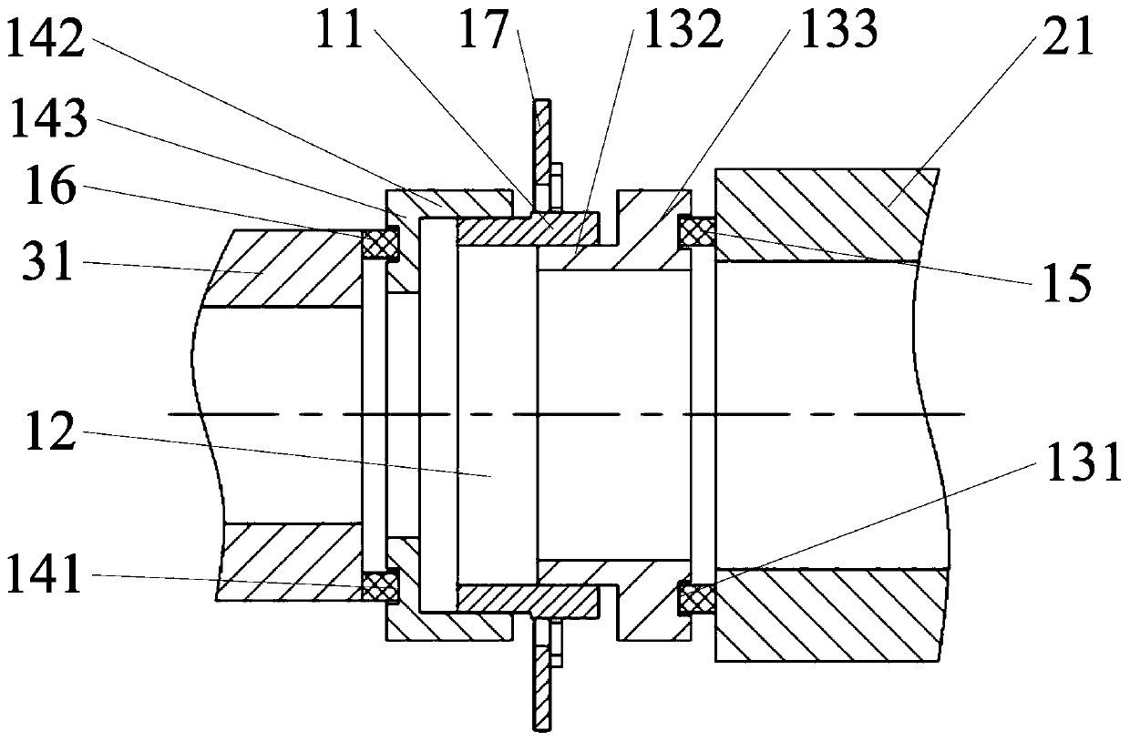 Light path sealing device for digital projector and light path system thereof