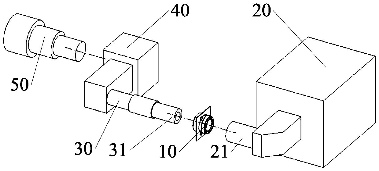 Light path sealing device for digital projector and light path system thereof