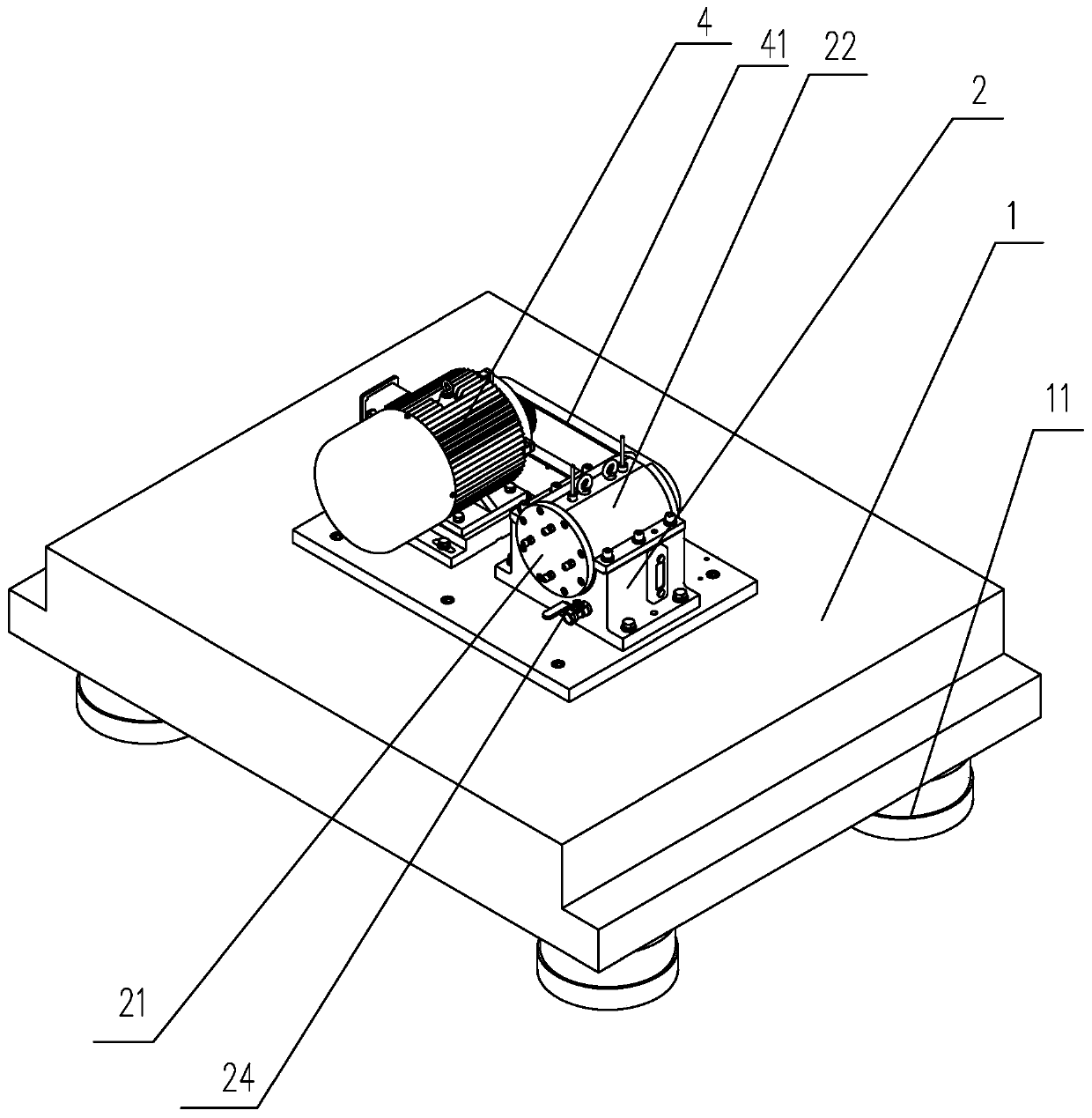 Bearing centrifugal testbed