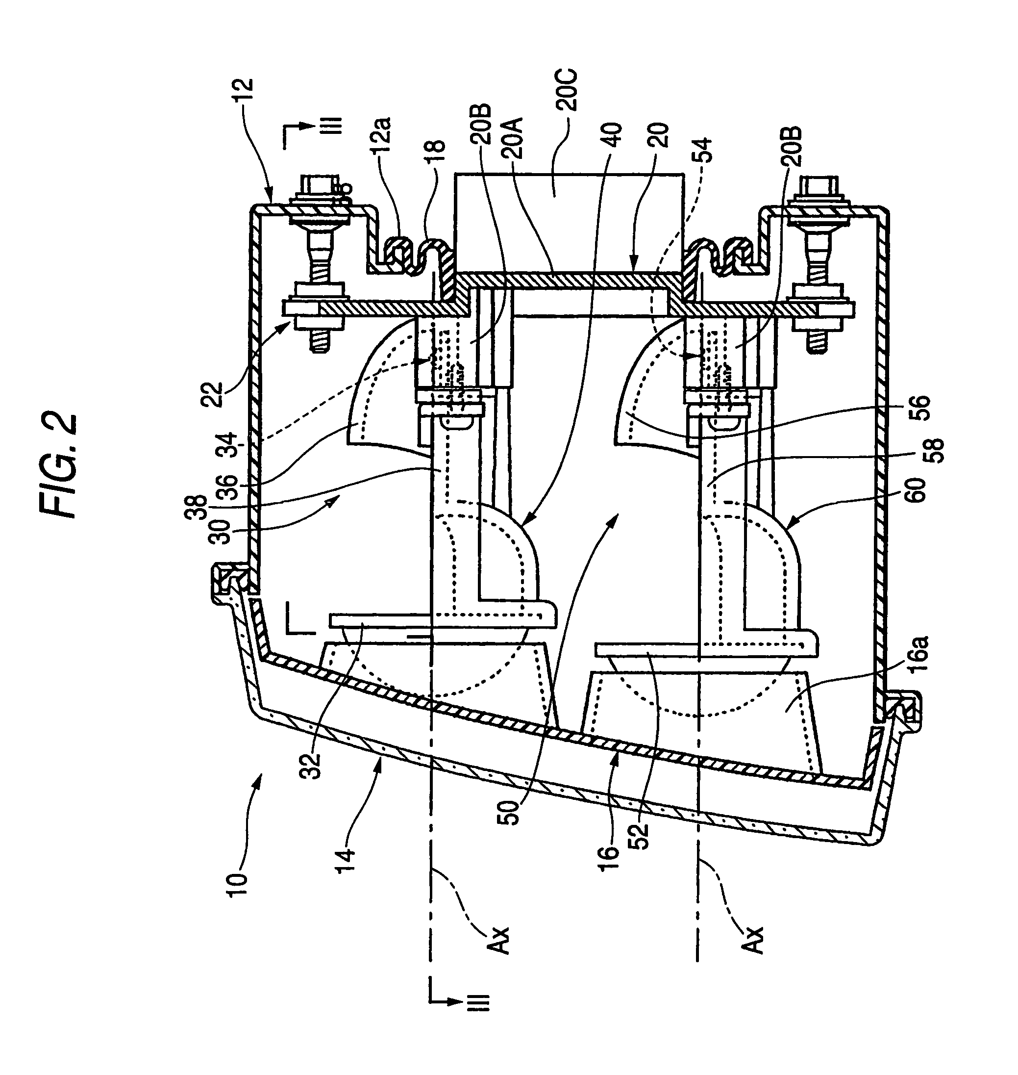 Vehicle headlight including a plurality of led lighting device units