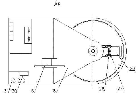 Demonstration and display teaching device for soil engineering centrifugal simulation technology test