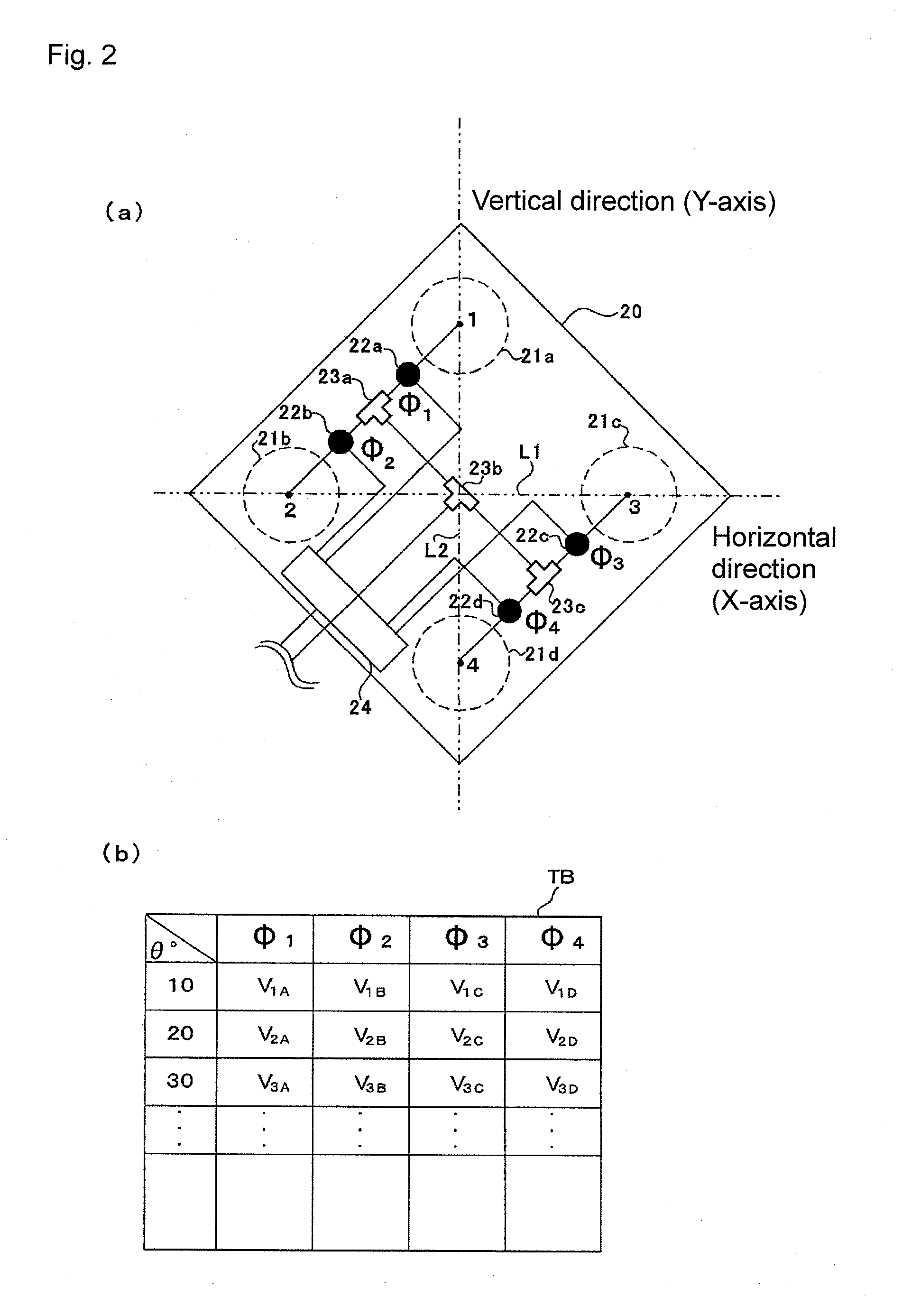 Array antenna, tag communication device, tag communication system, and beam control method for array antenna
