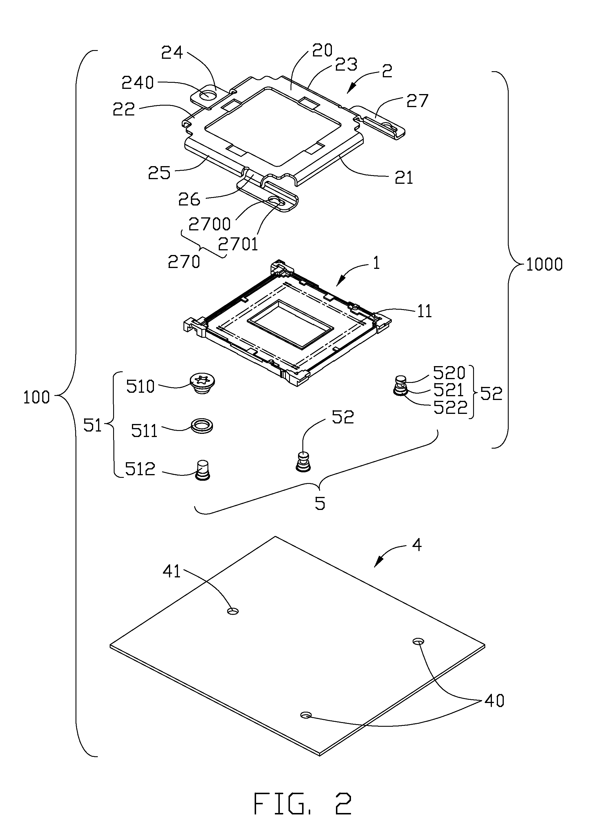 Individual loading mechanism with simplified locking arrangement