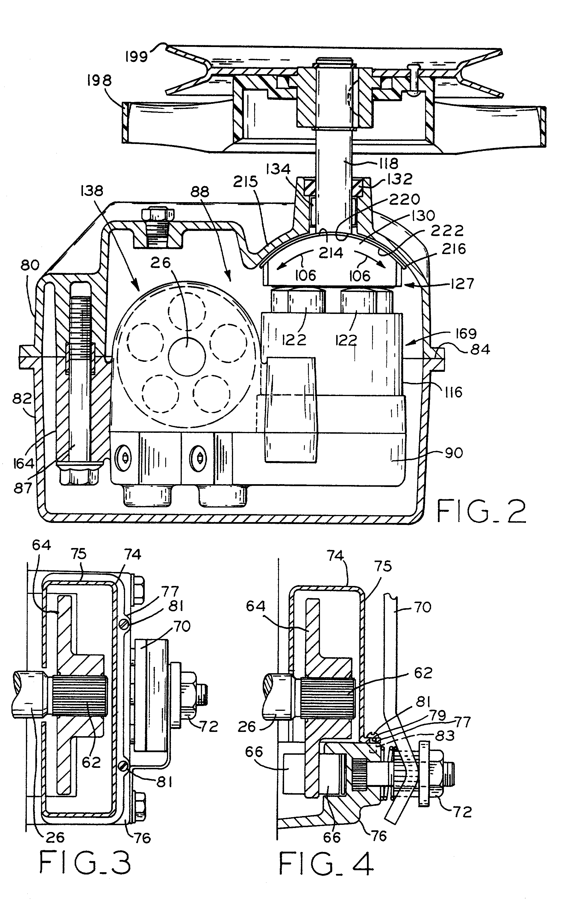 Hydrostatic transaxle having axial piston motor and method for manufacturing transaxles