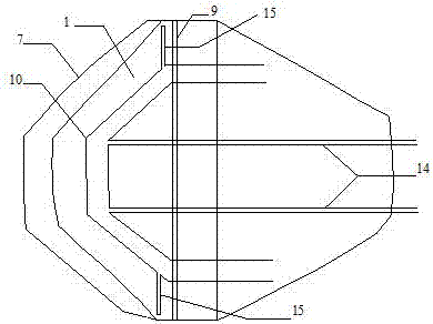 Gravity concrete faced rockfill dam and construction method thereof