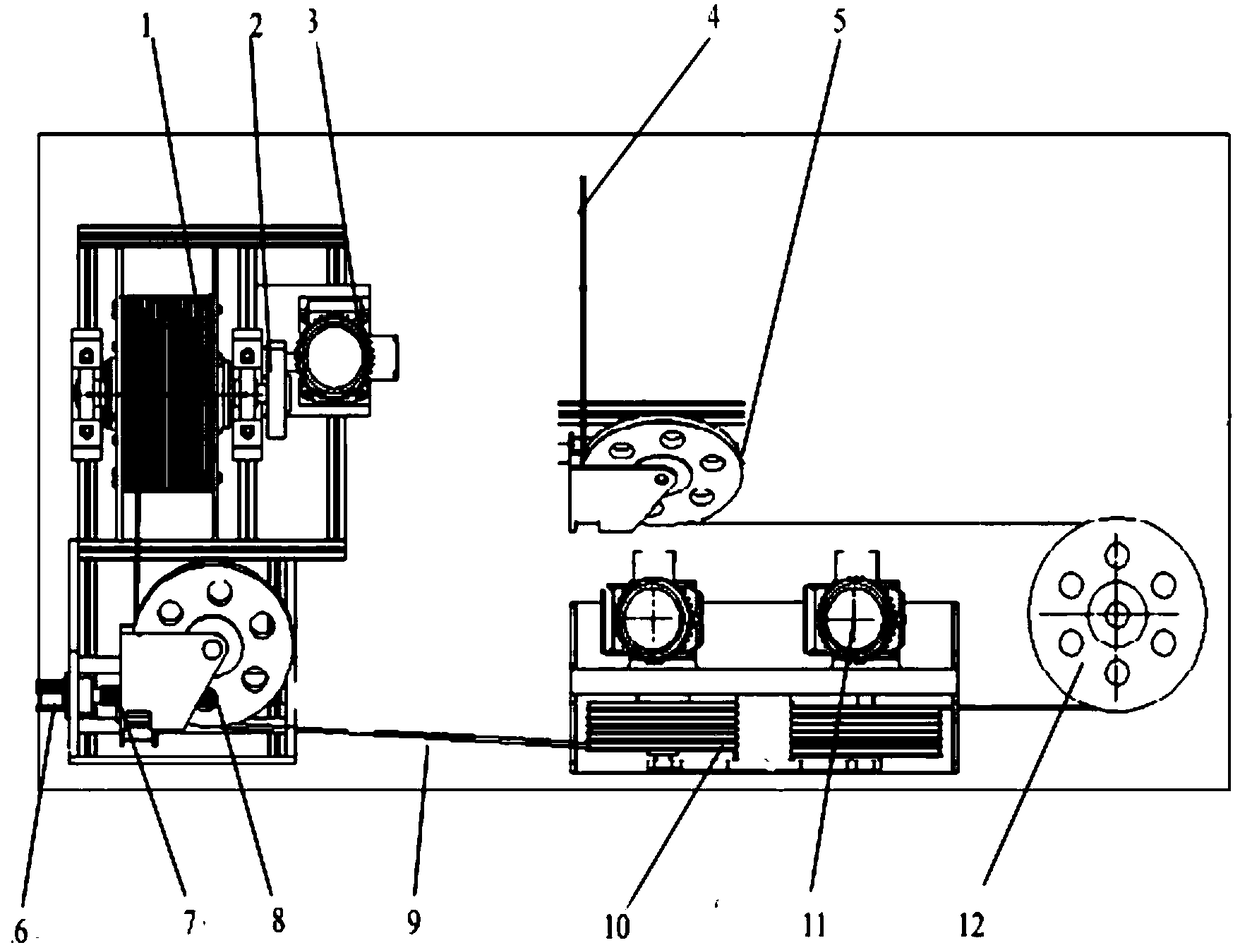 Electromechanical winch system for aerostat lift-off recycling and work method