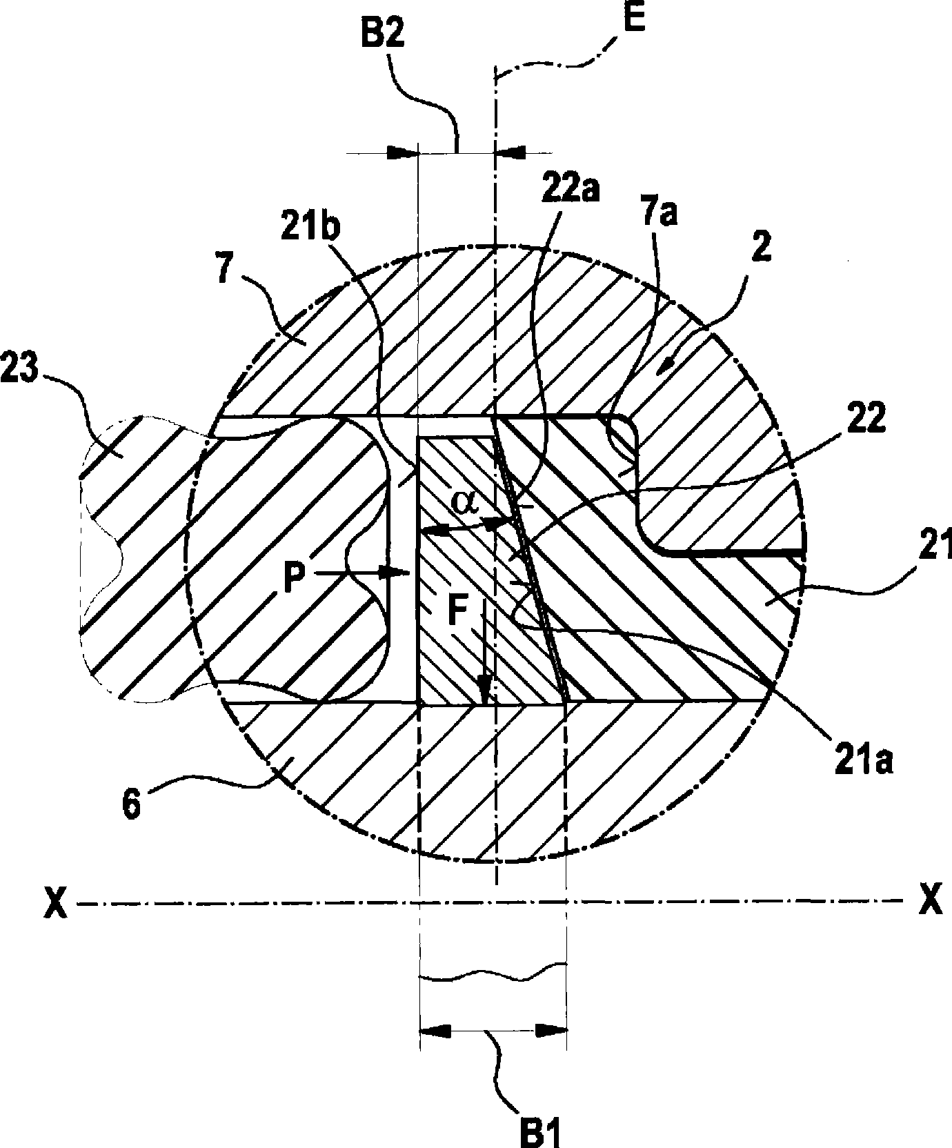 Sealing and guiding device for a piston of a piston pump