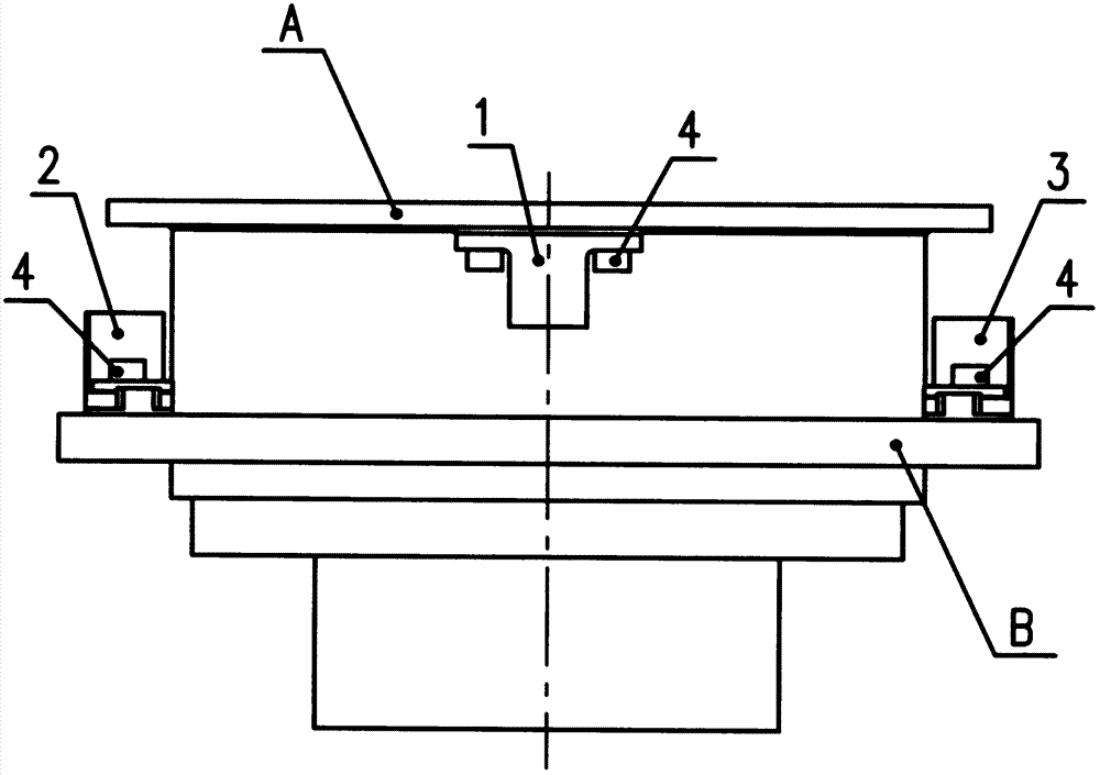 Buffered sliding mechanical limiting device