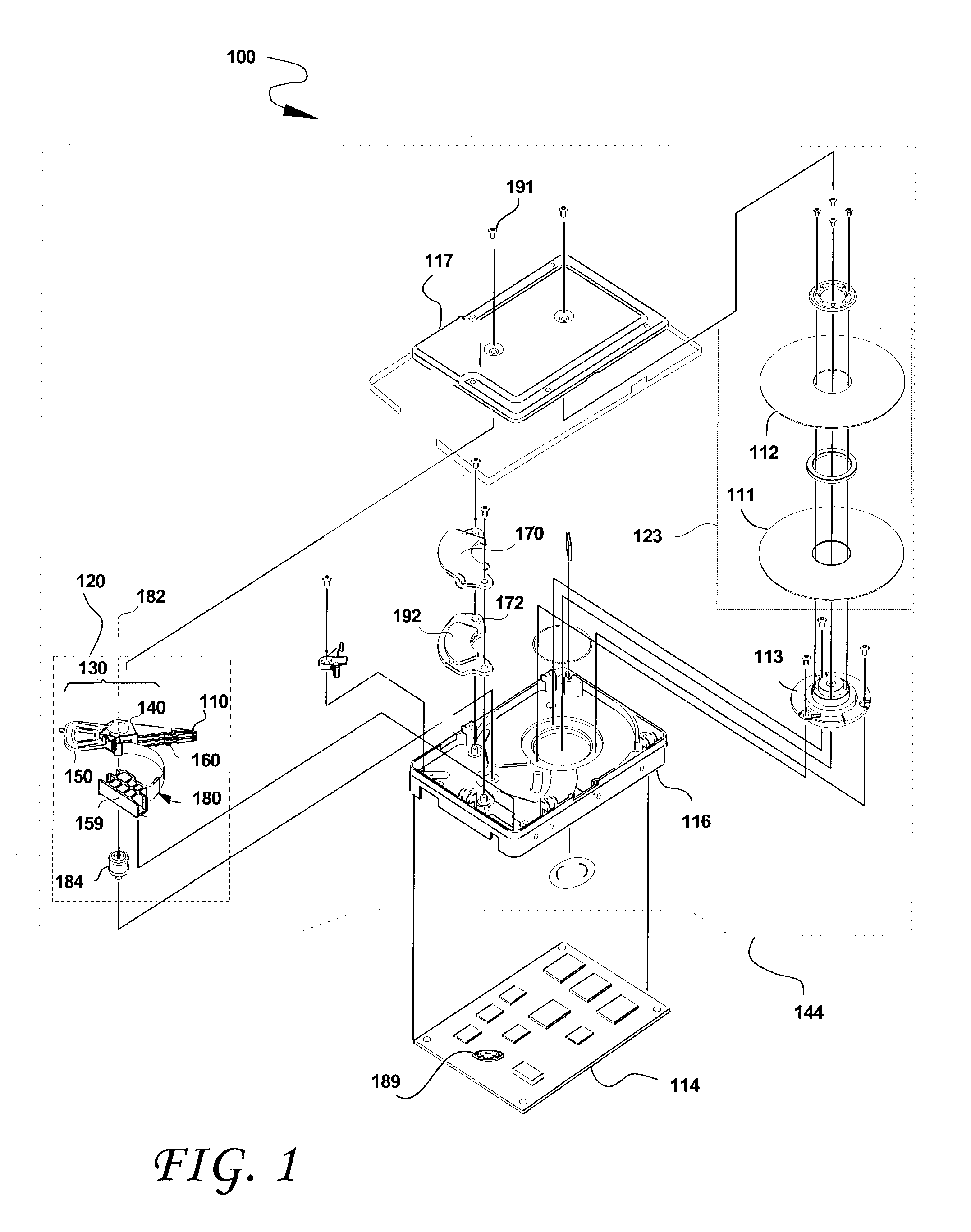 Disk drives and host devices including a resetable shock sensor