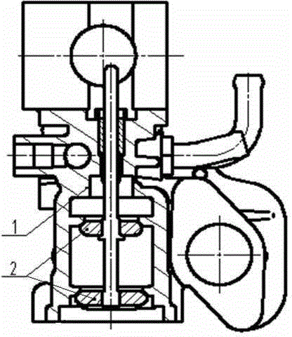 Dual-valve-element sealing structure