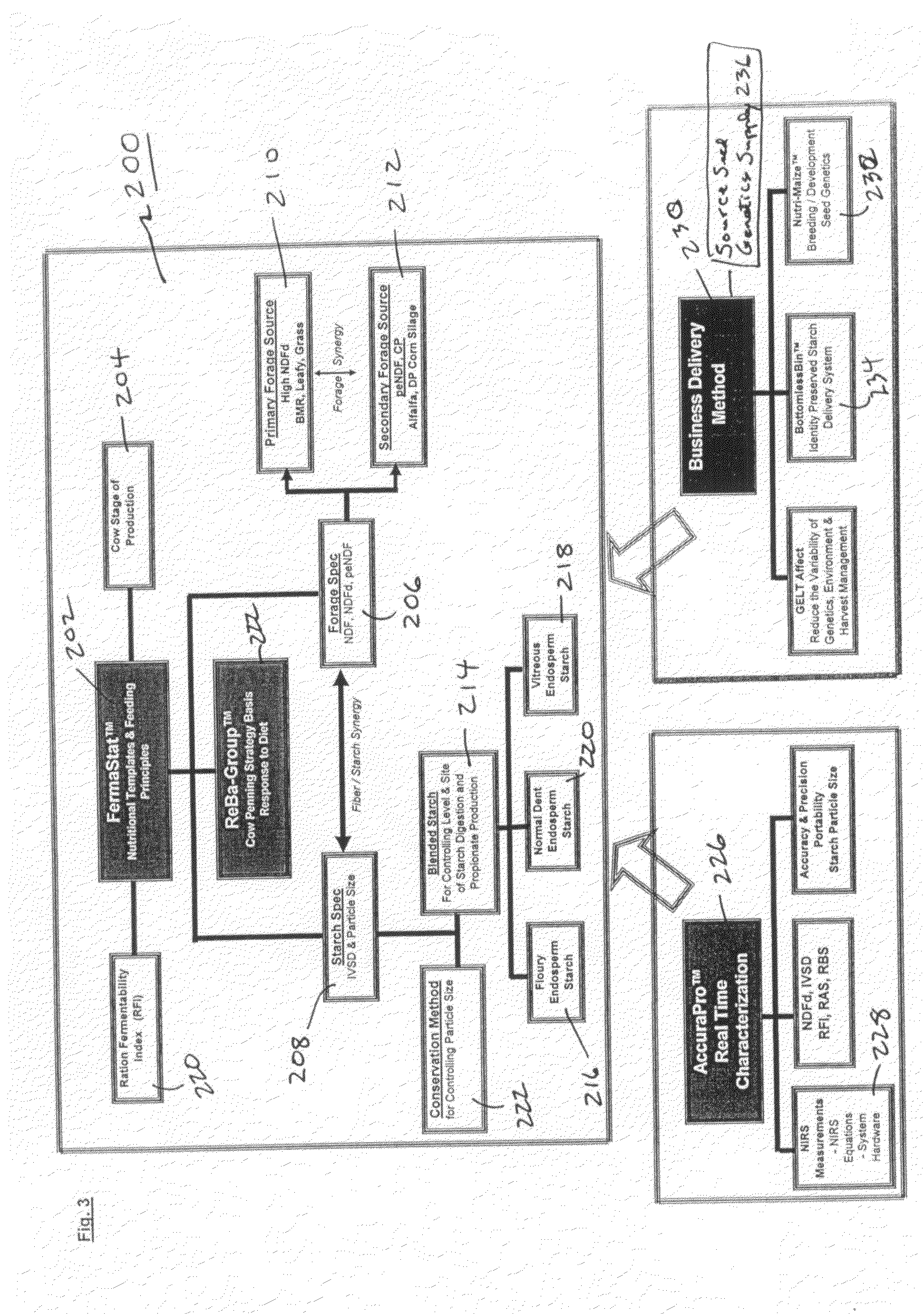 Method and feed for enhancing ruminant animal nutrition