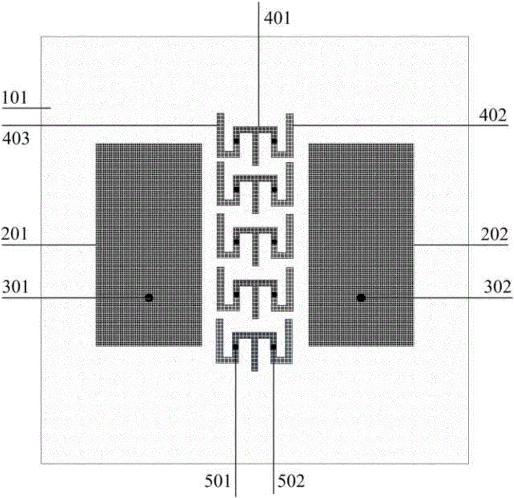 Three-dimensional metamaterial decoupling structure used for microstrip array antenna