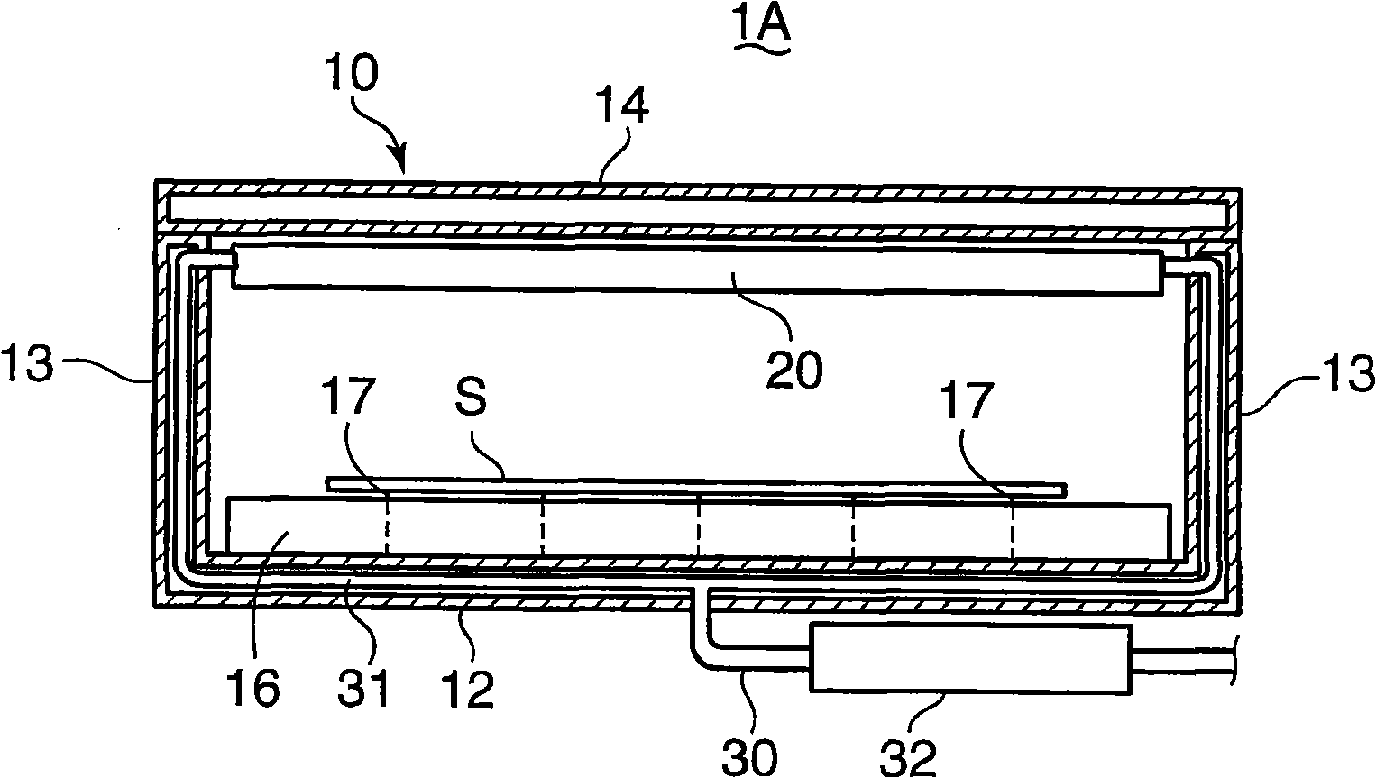 Substrate hot processing apparatus and nozzle member