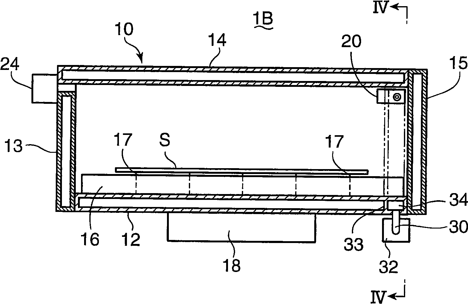Substrate hot processing apparatus and nozzle member