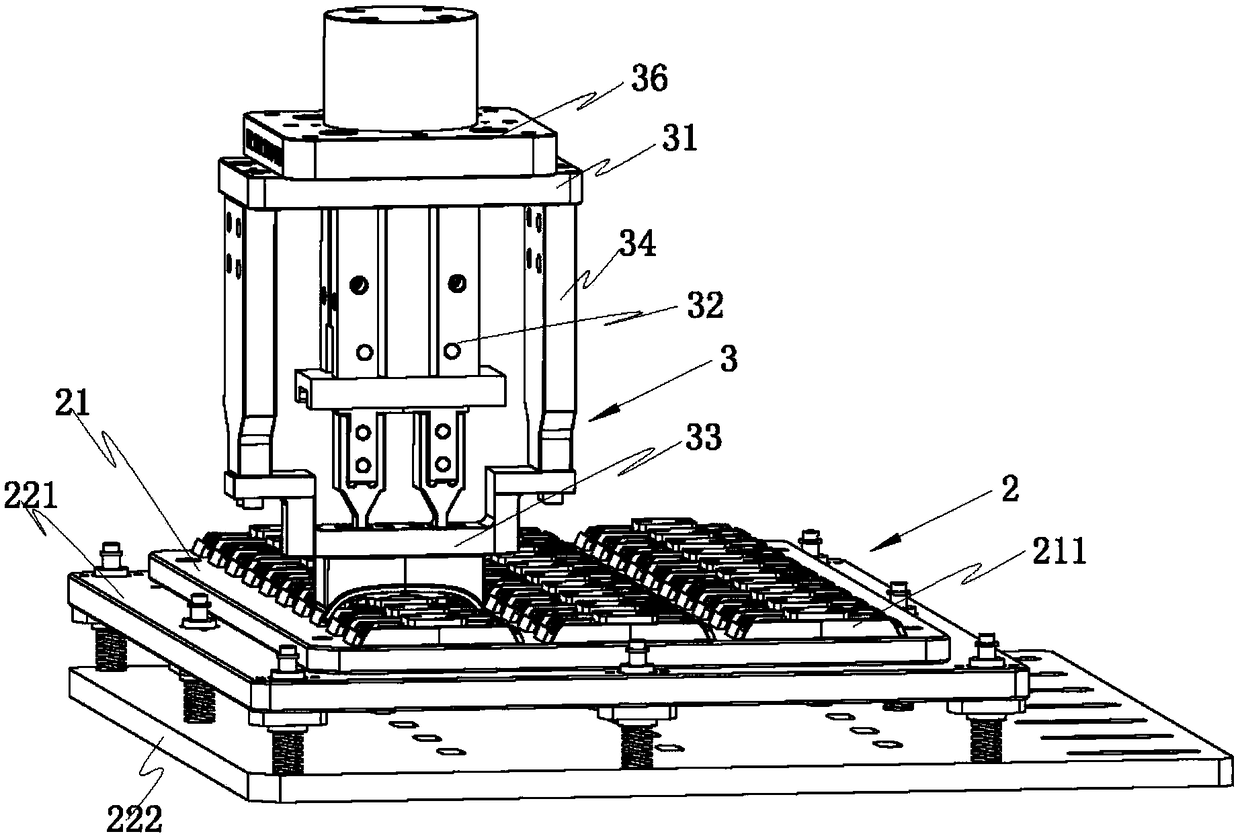 Locating and clamping device and semi-automatic drawing method for metal product