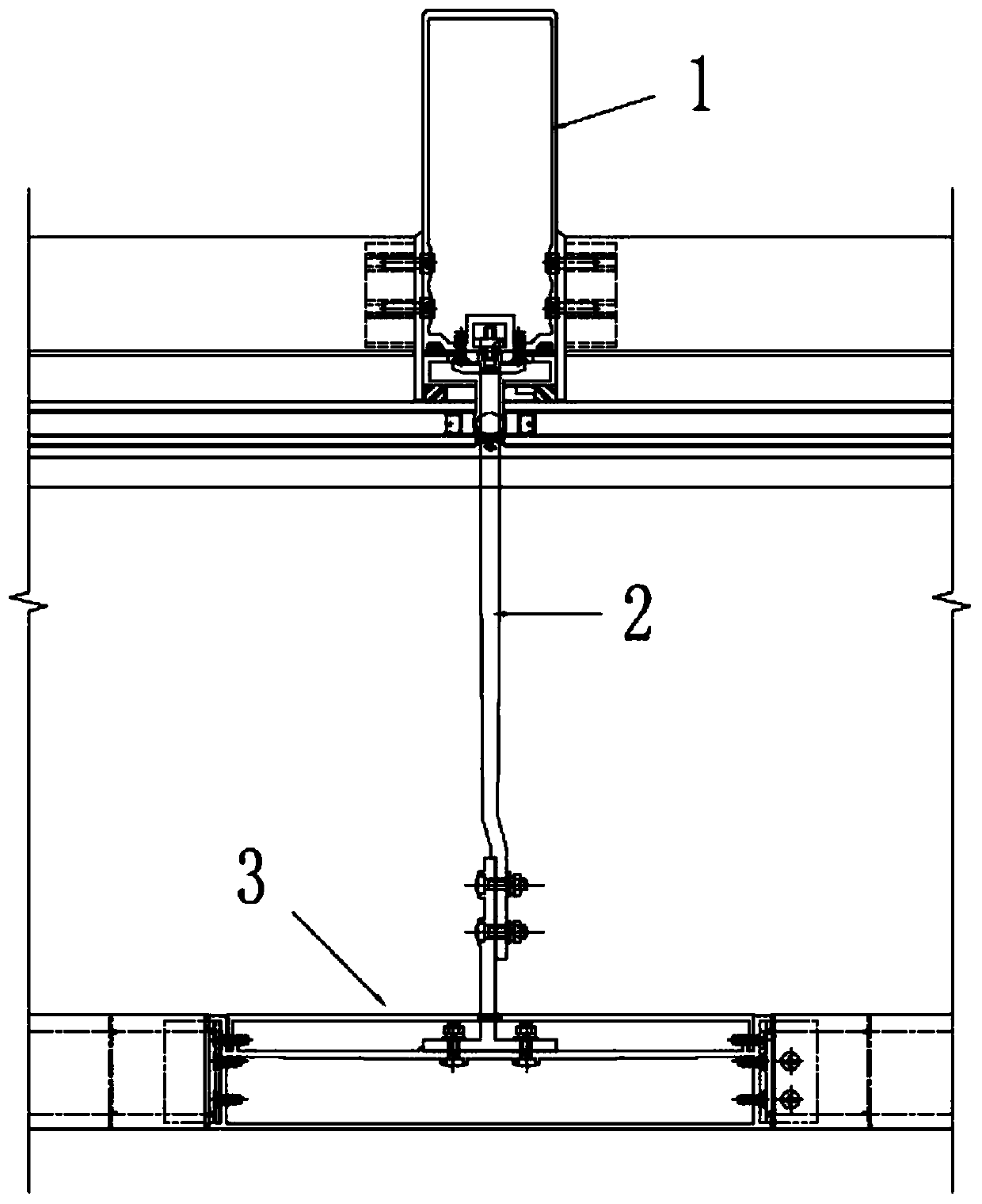 Fabricated group frame mounting structure of decorative component