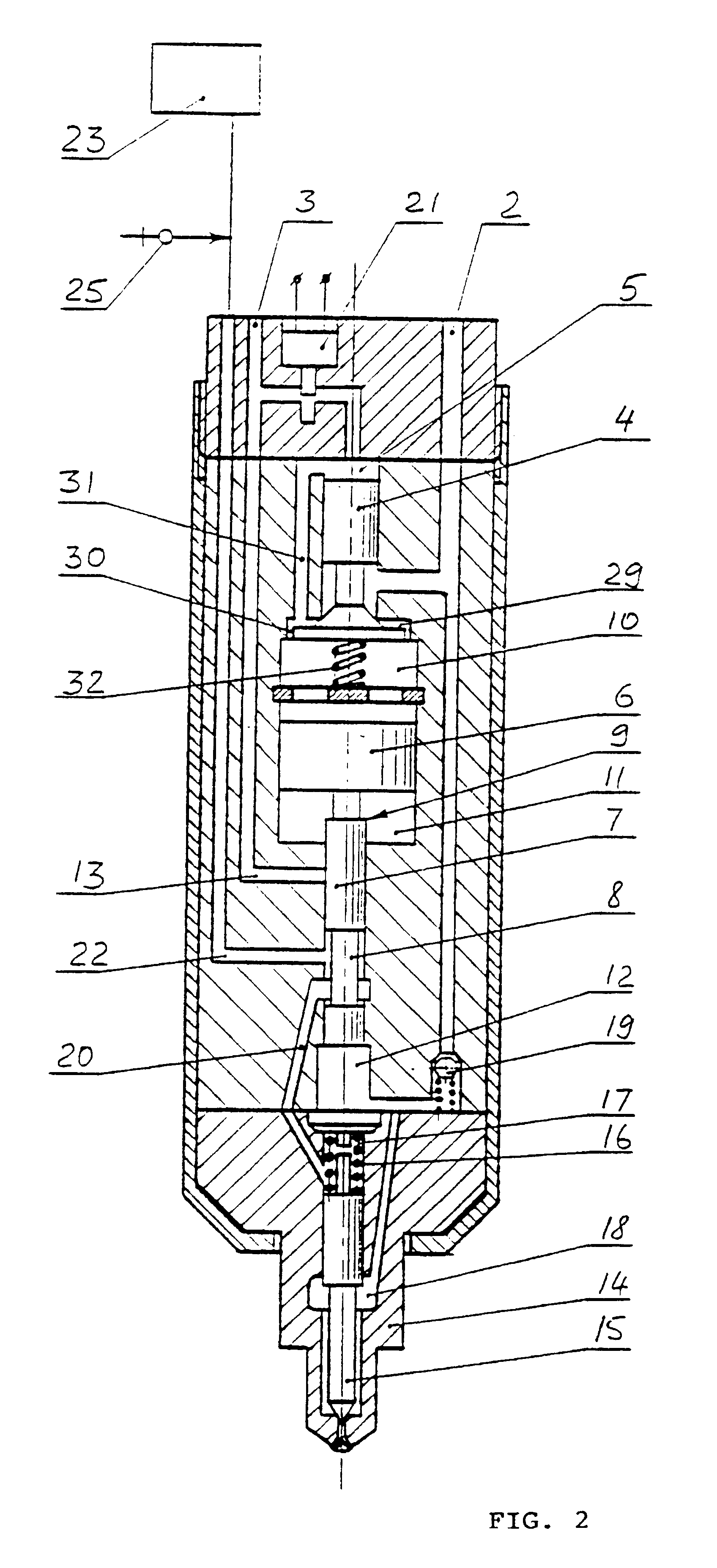 Hydraulically actuated electronic fuel injection system