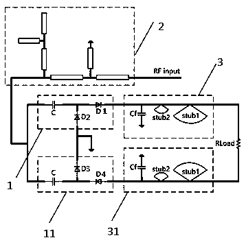 A Microstrip Rectifier Circuit Based on Dual-frequency Impedance Matching