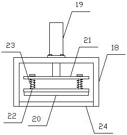 A lifting belt metering and cutting device