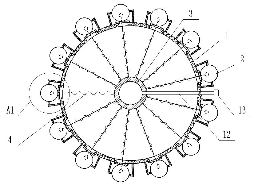 A feed feeding device capable of preventing bird flu