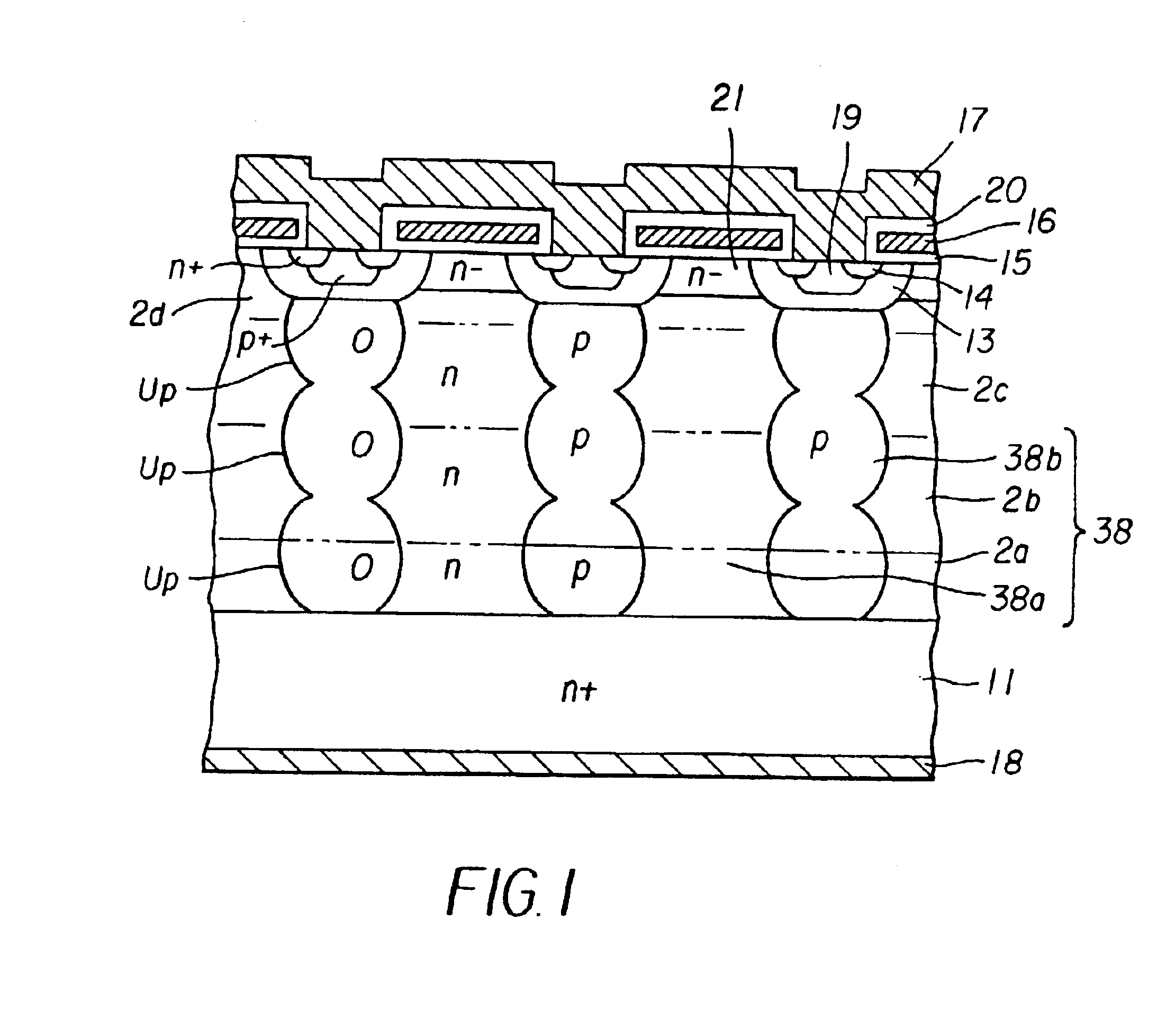 Method of manufacturing a semiconductor device with a vertical drain drift layer of the alternating-conductivity-type