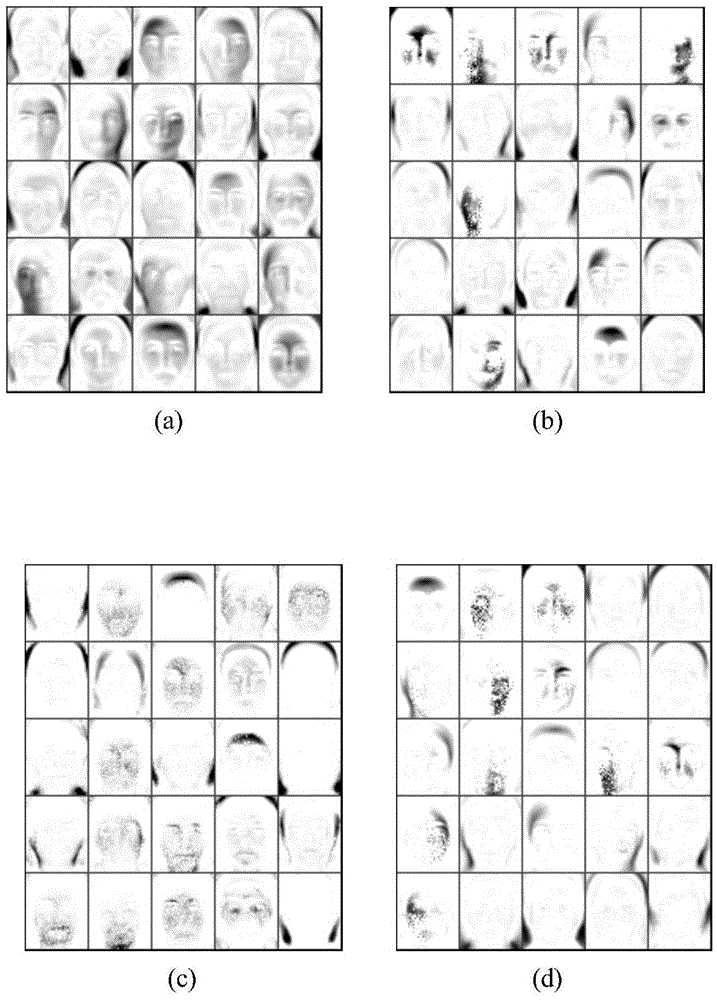 Face recognition method based on weighted diagnostic sparseness constraint nonnegative matrix decomposition