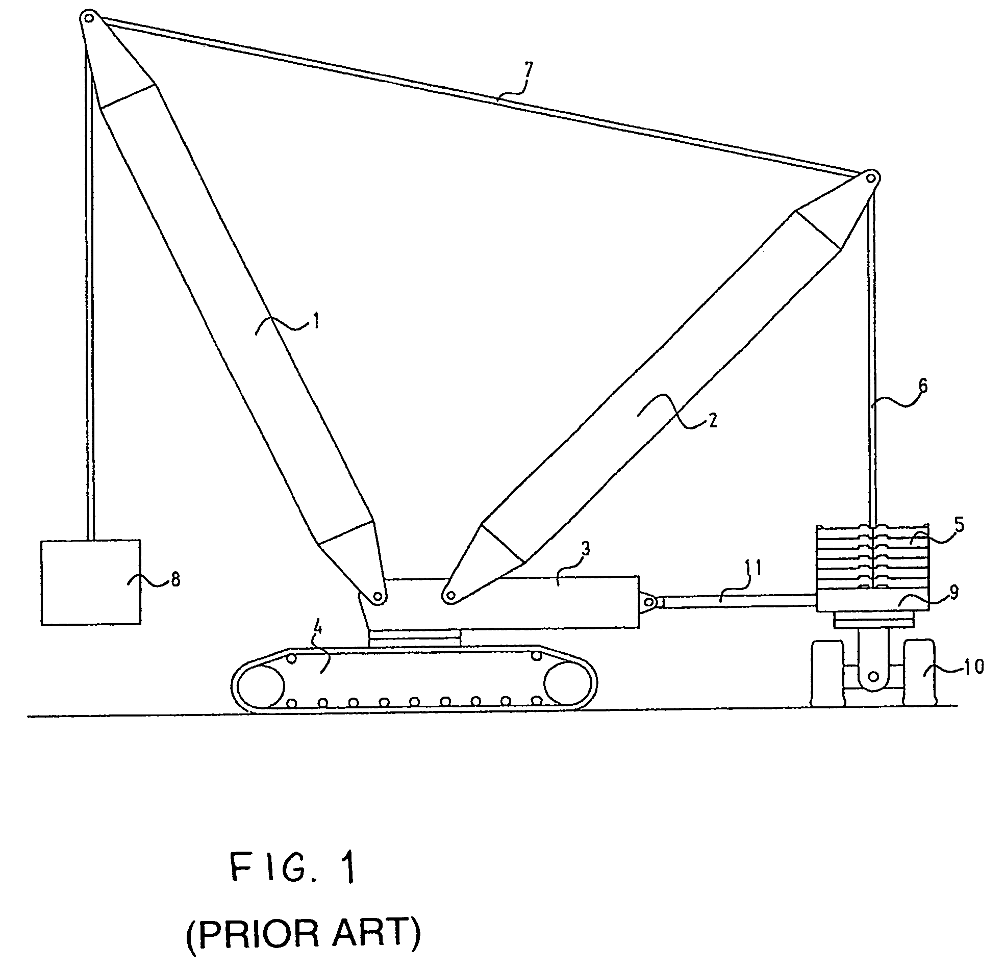 Modular counterweight carriage for cranes, in particular for large crane