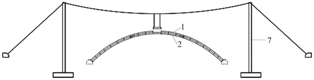 Construction method for demolishing arch ribs of concrete-filled steel tube arch bridges with dumbbell-shaped cross-section