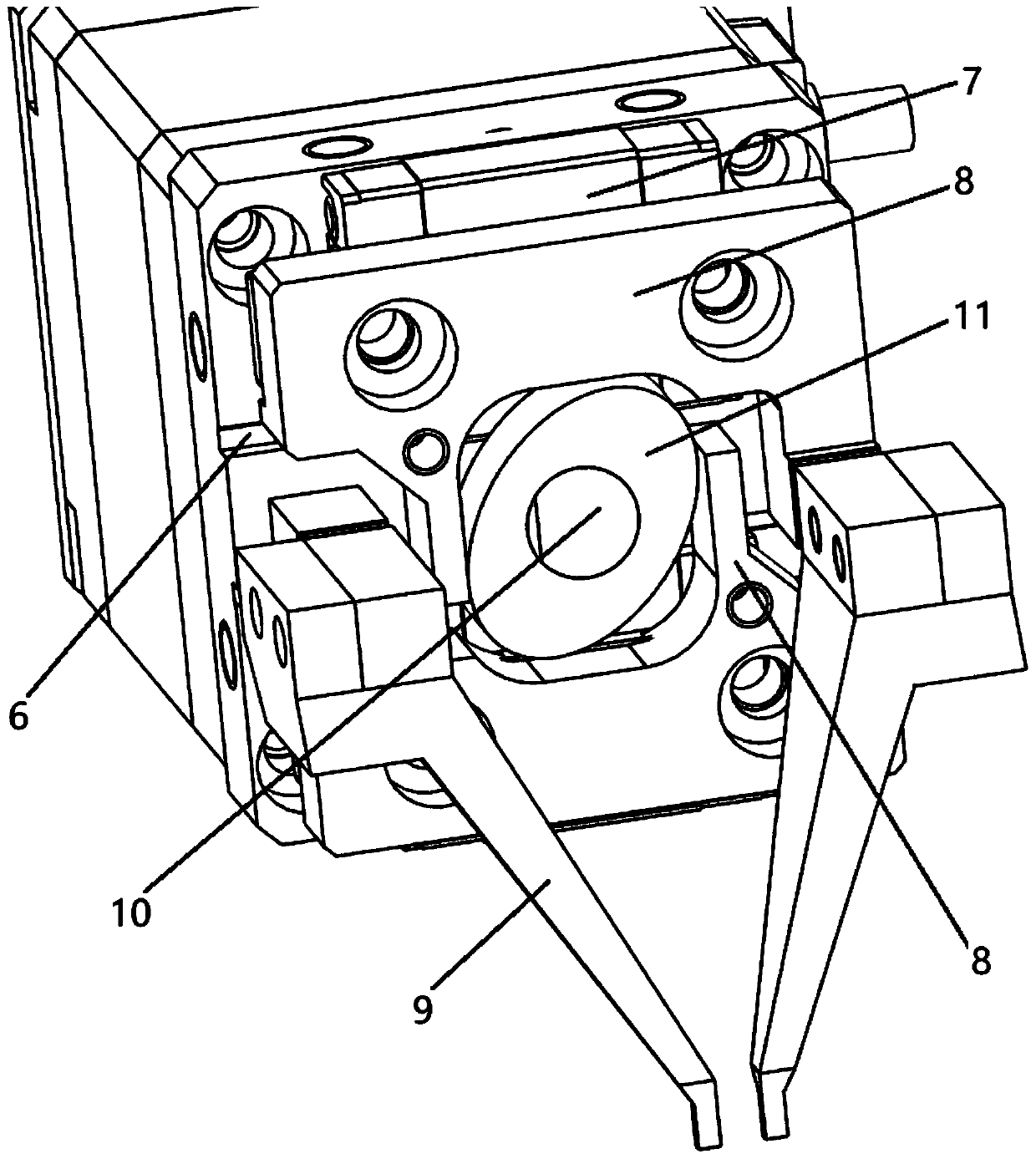 Clamp for COC collimating lens coupling