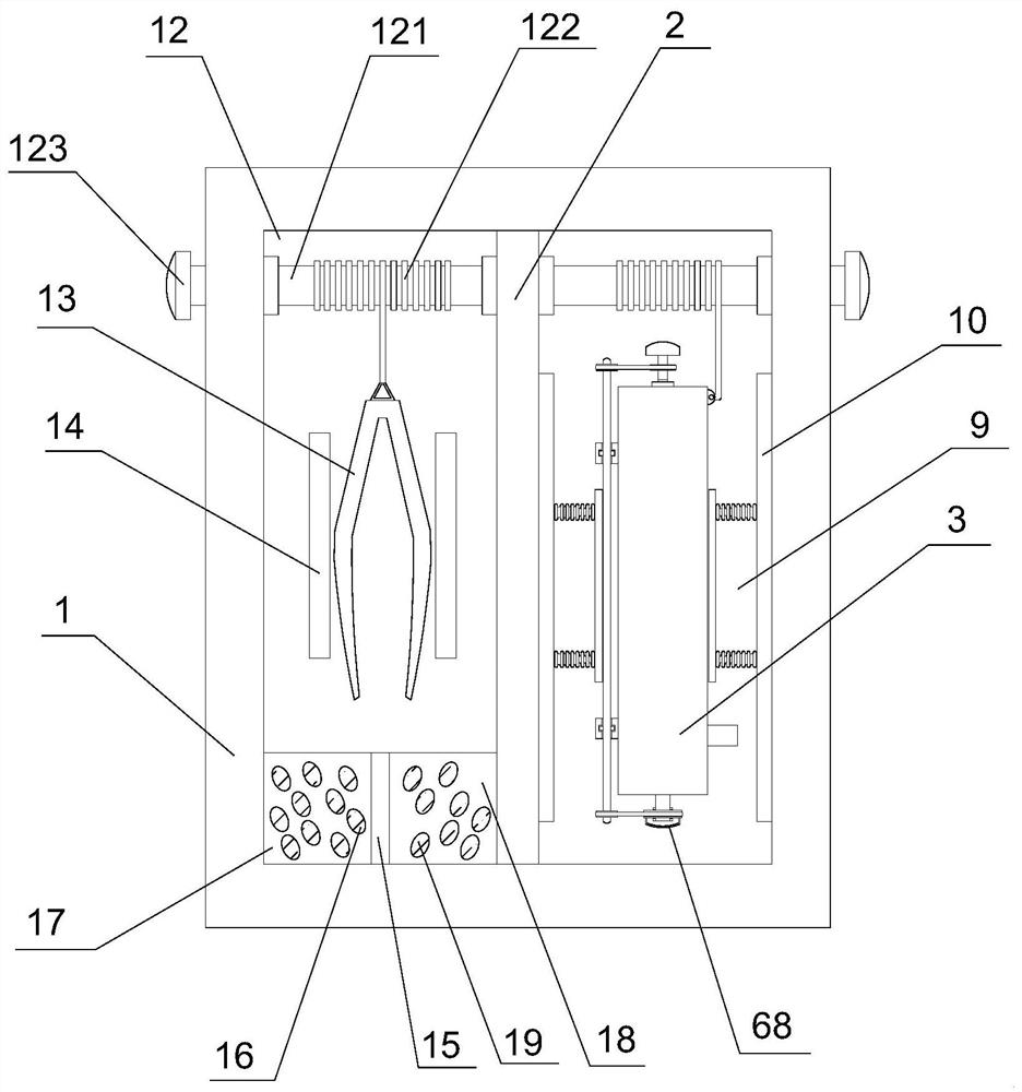 Nursing device for wound application