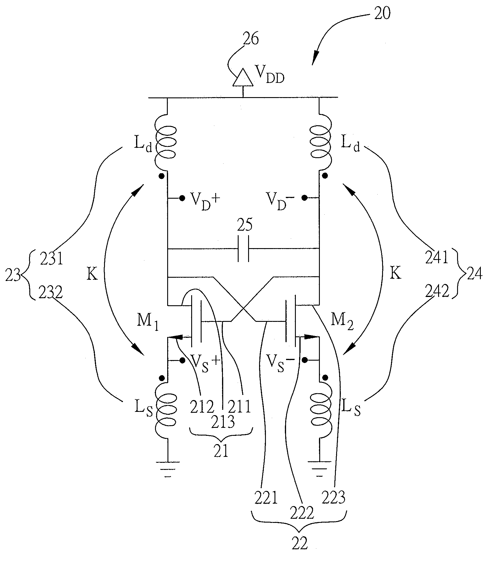 Transistor voltage-controlled oscillator
