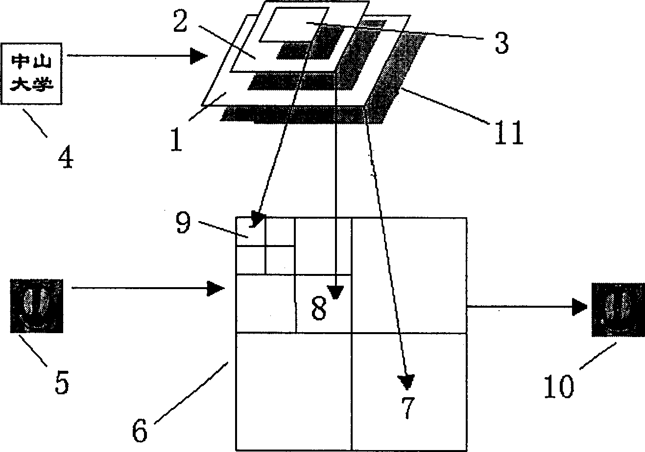 Vulnerable watermark method for protecting electronic signet