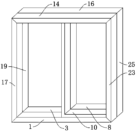 Profile window with excellent sealing performance