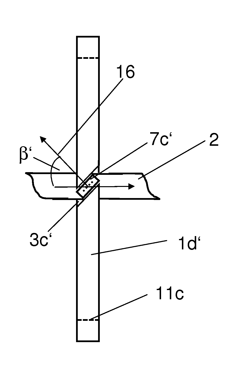 Current sensor with a magnetic core