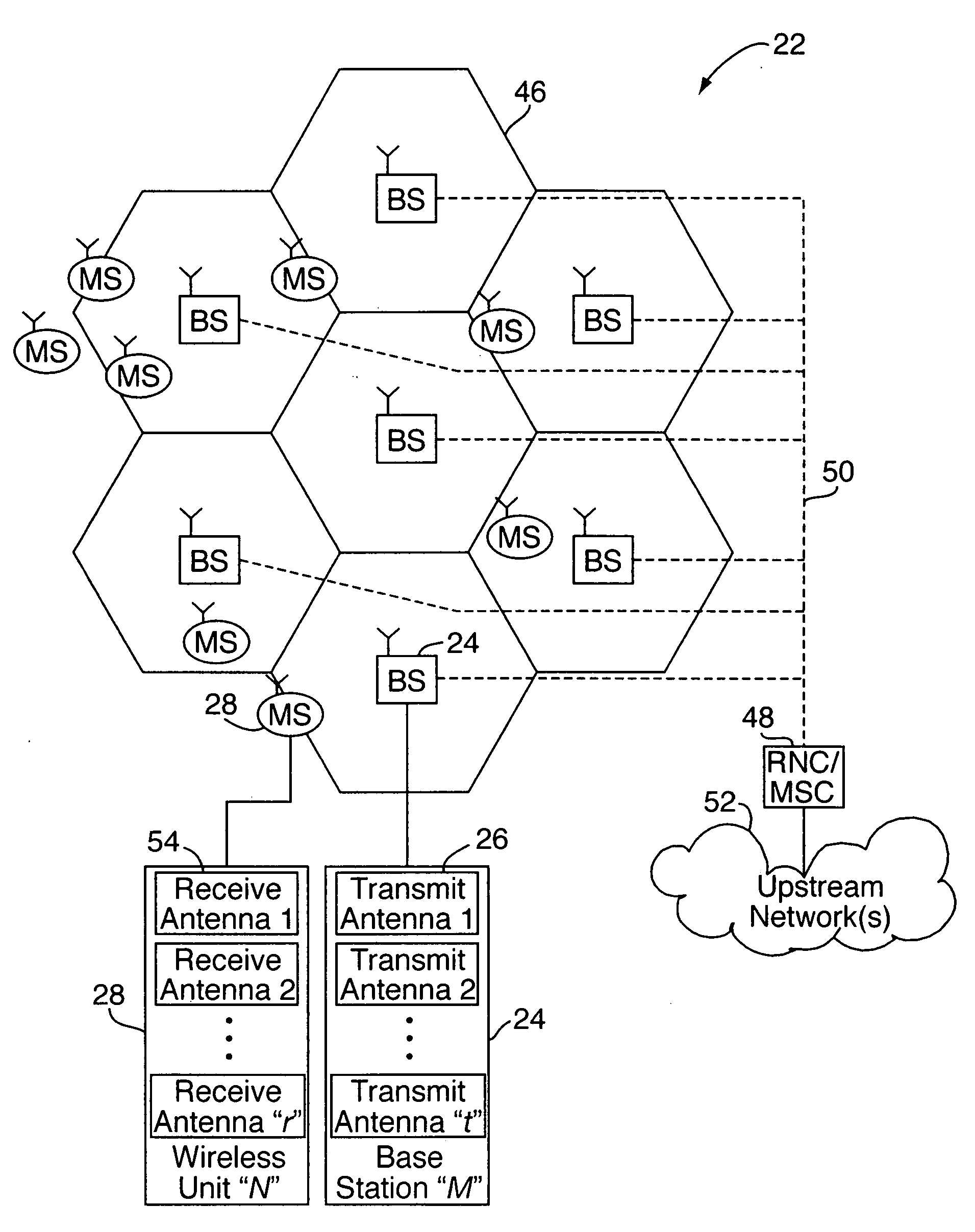 Method of coordinated wireless downlink transmission