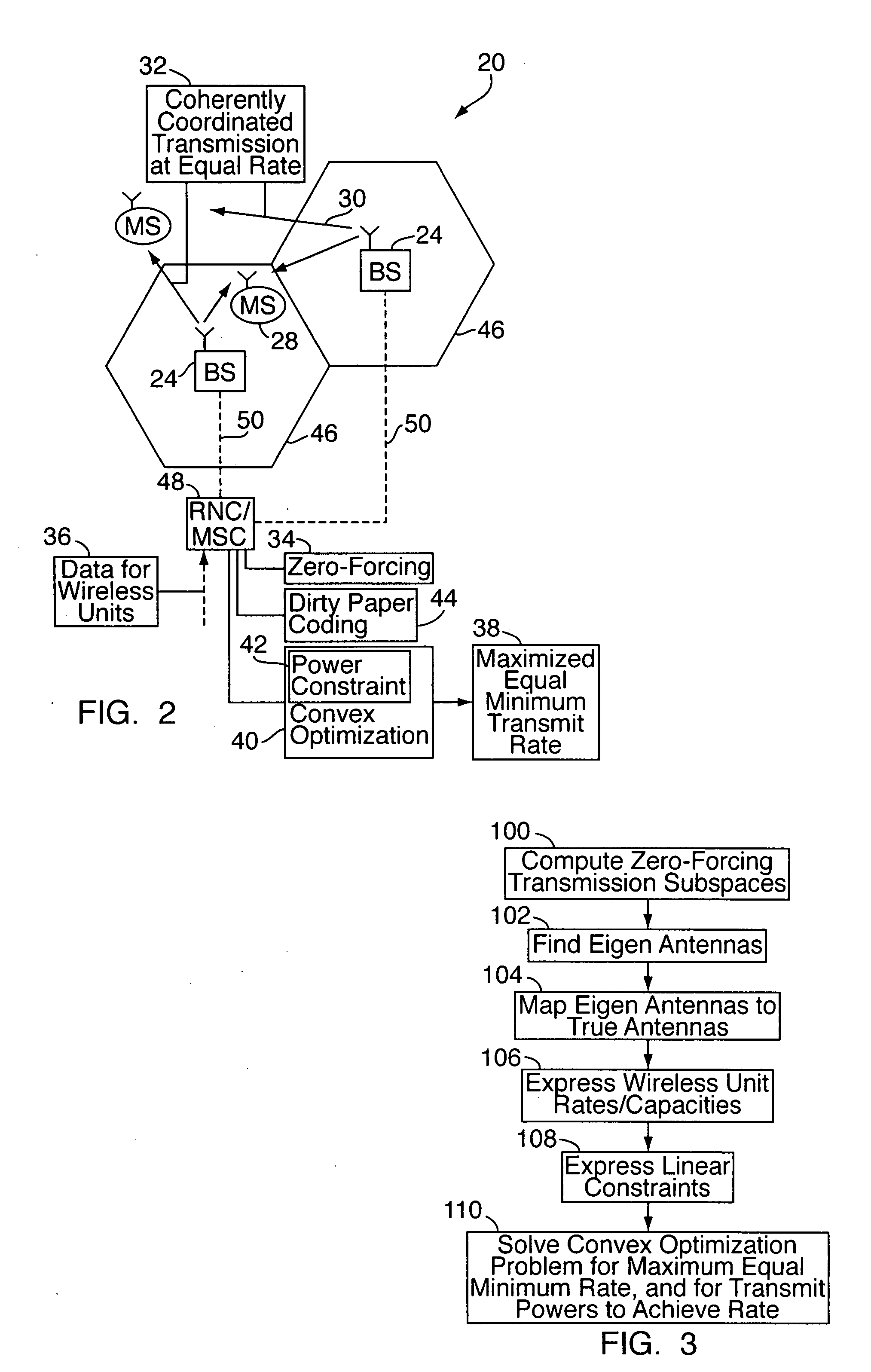 Method of coordinated wireless downlink transmission