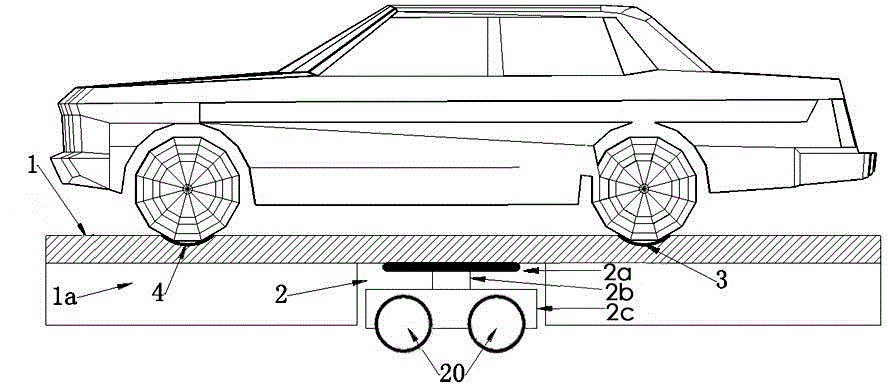 Automobile displacement device