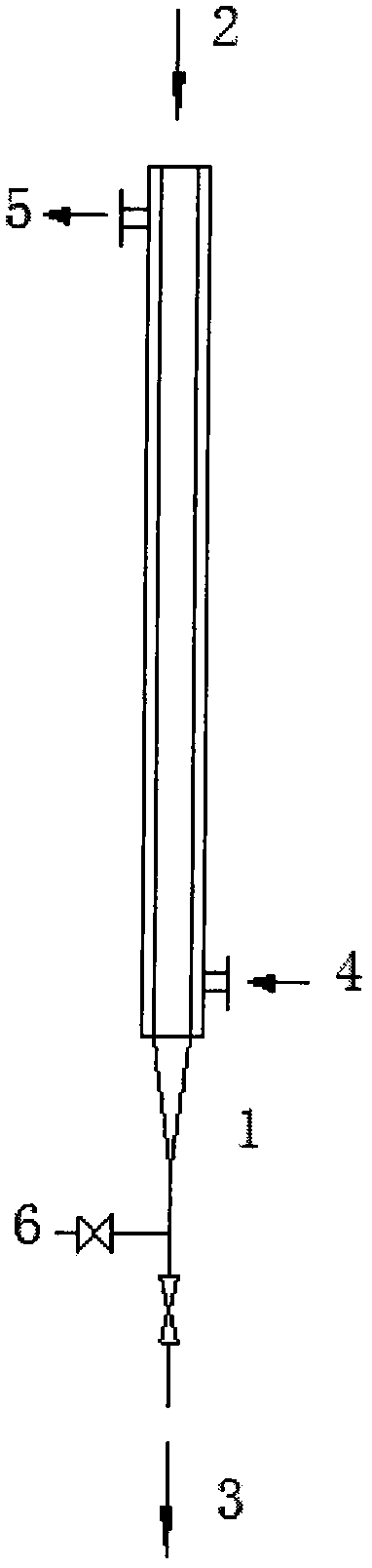 A kind of method that utilizes gas-liquid-solid three-phase slurry reactor to prepare monodisperse silica sol