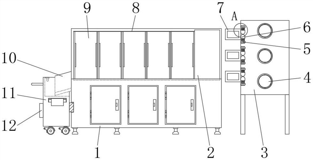 Medical adsorption protective mask production equipment