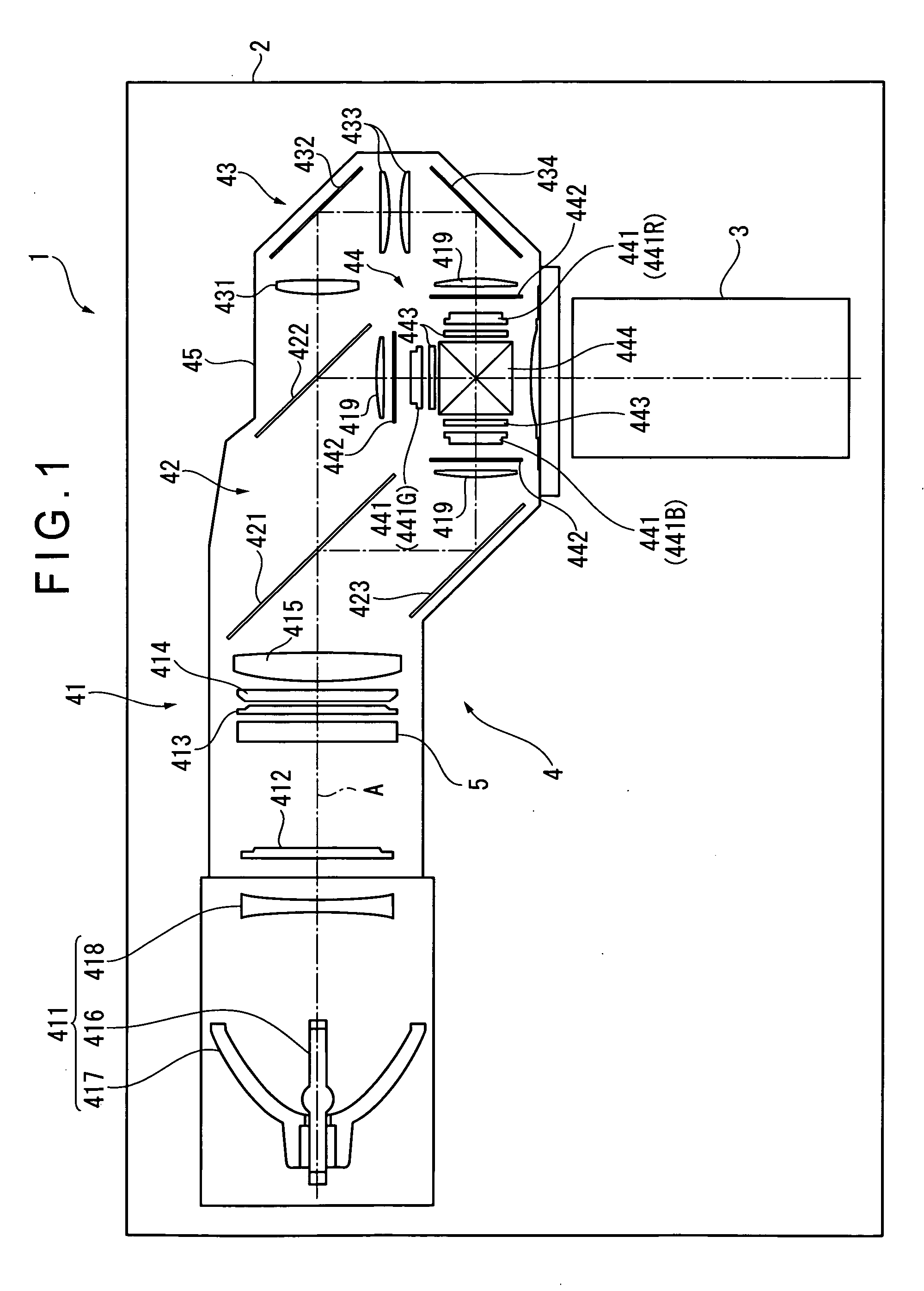 Optical diaphragm and projector