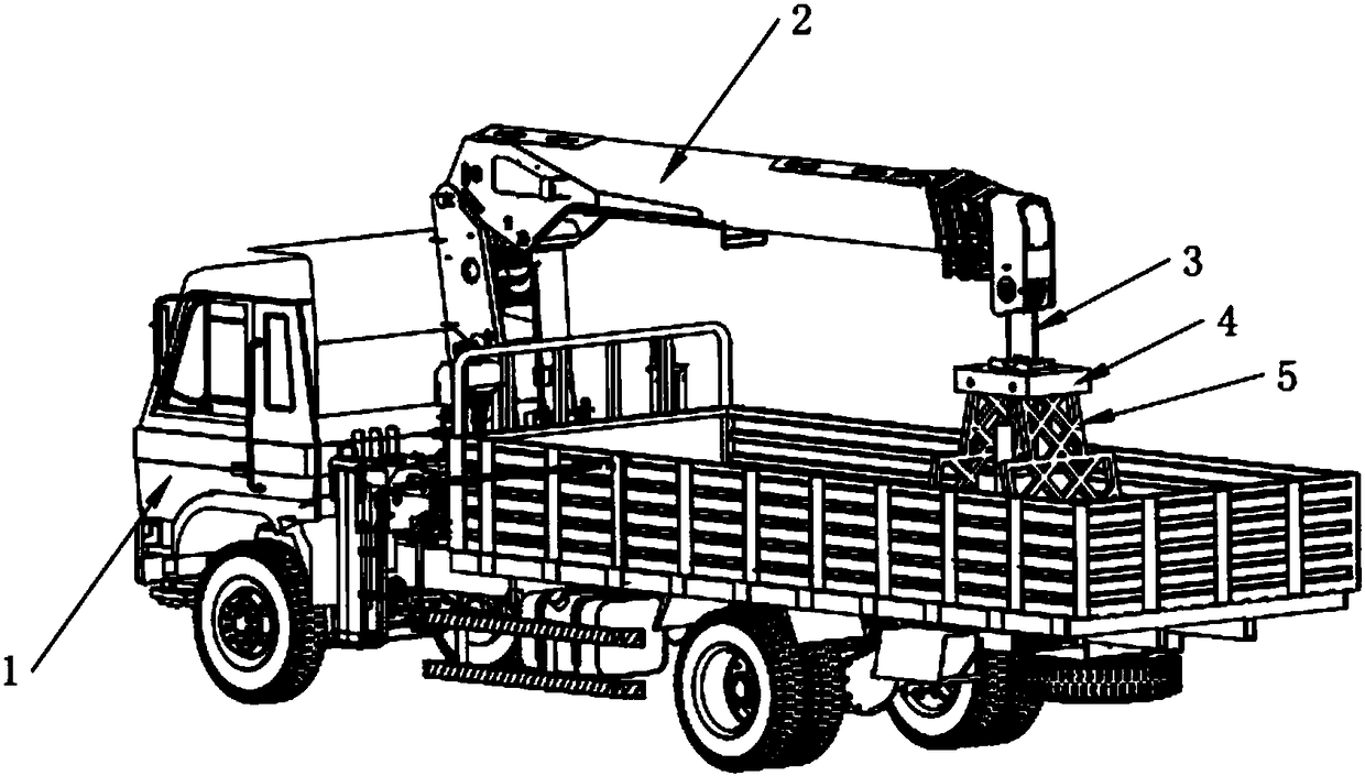 Dredging device and crane with dredging device
