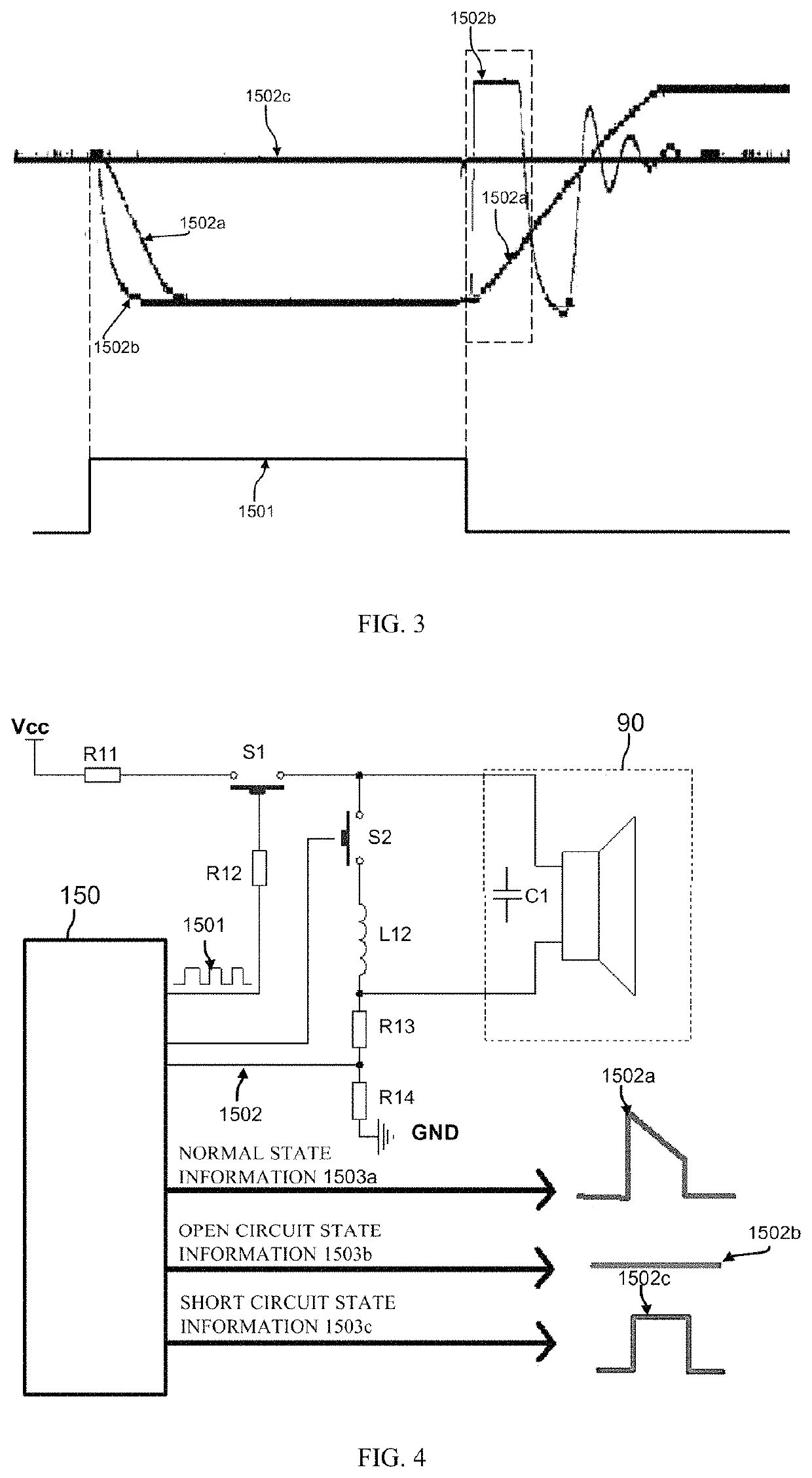 Status detection of alarm sounding parts