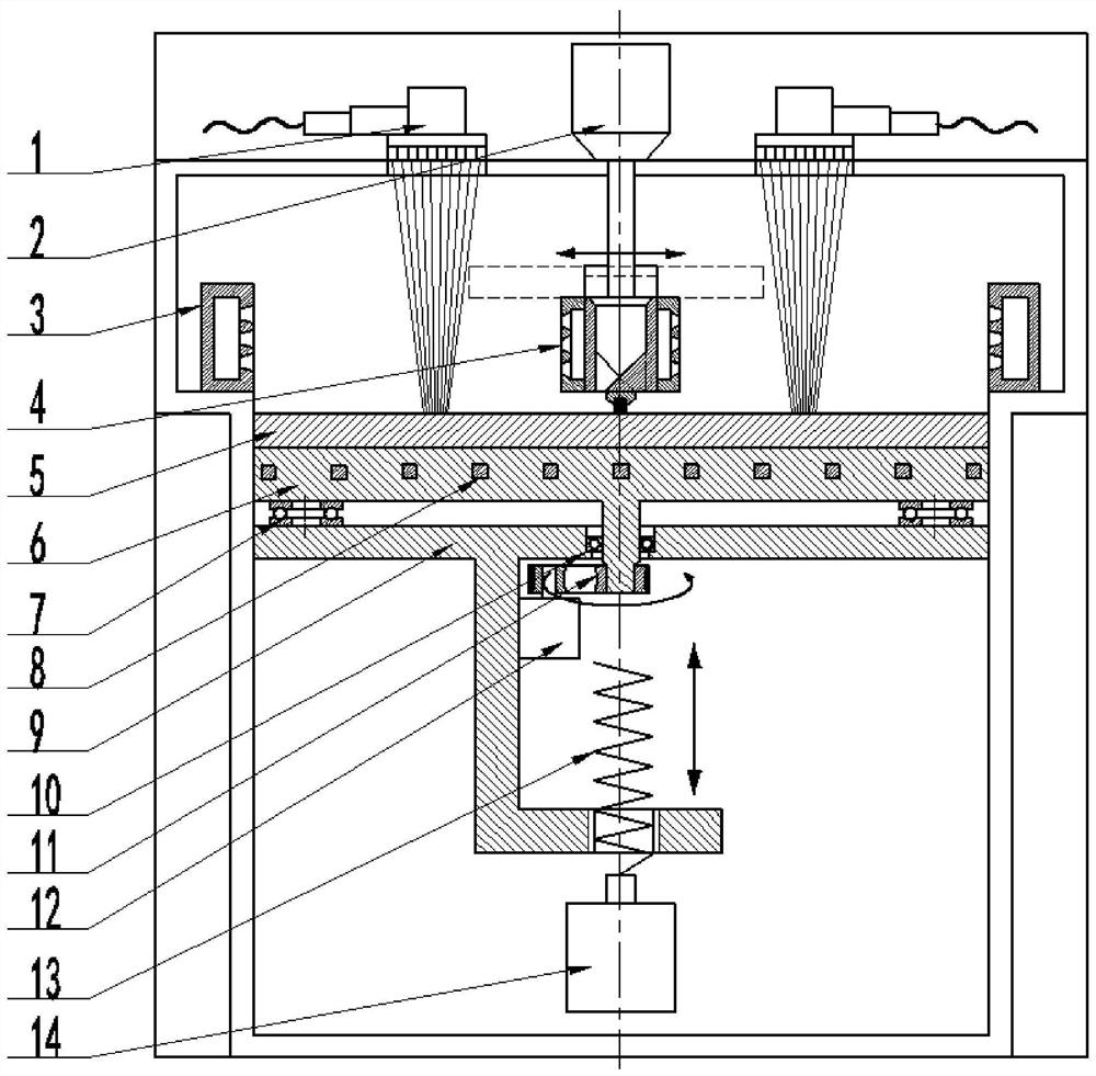 A selective laser melting additive manufacturing equipment