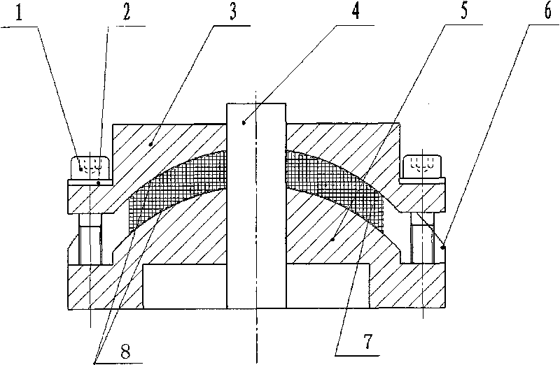 Coil forming method and forming mould for electromagnetic metering equipment