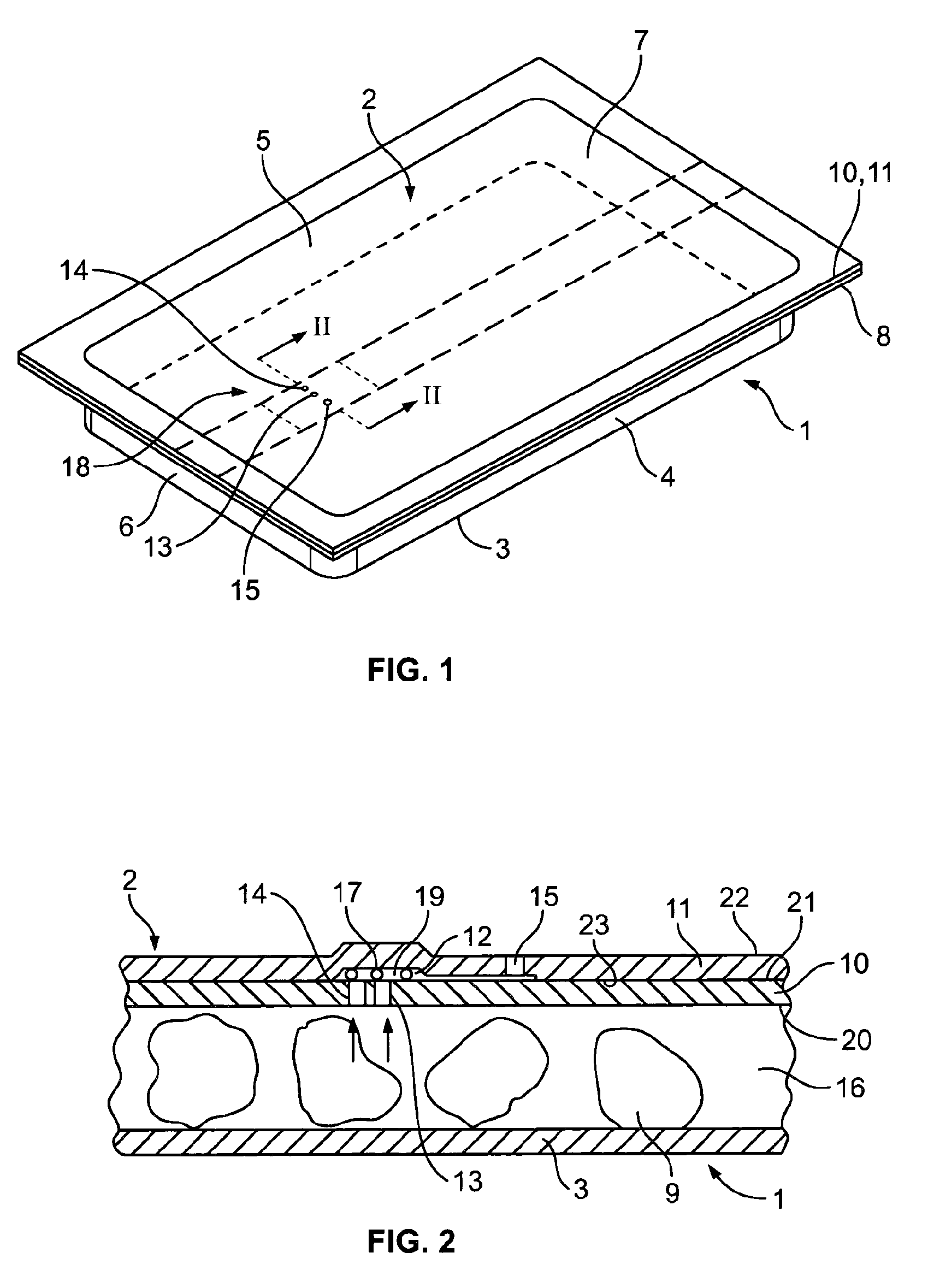 Packaging material with integrated pressure relief valve