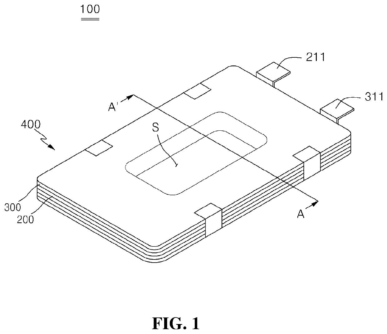 Lithium ion secondary battery configured to make best use of an accommodating space in an electronic apparatus