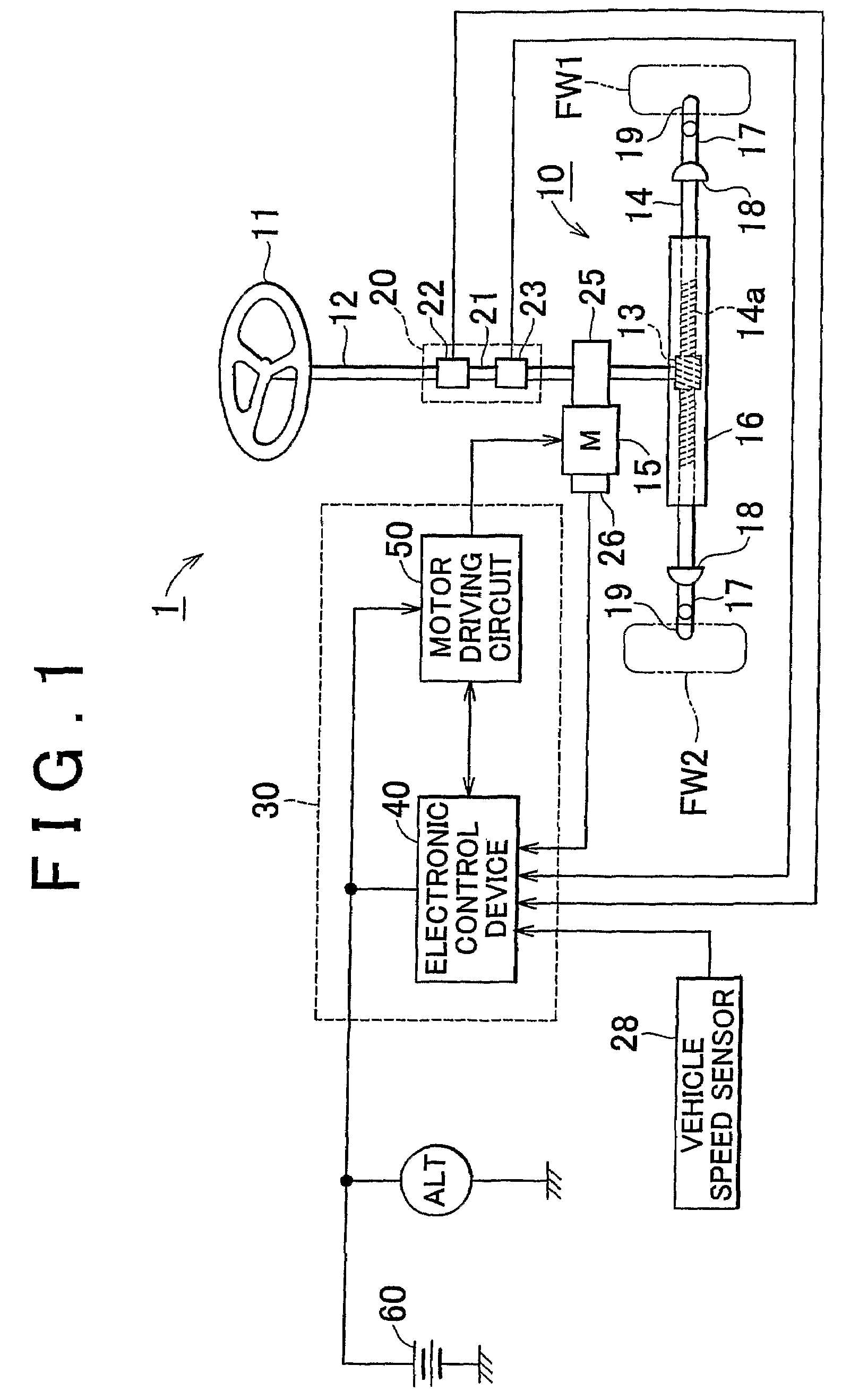 Electric power steering device, and control method thereof